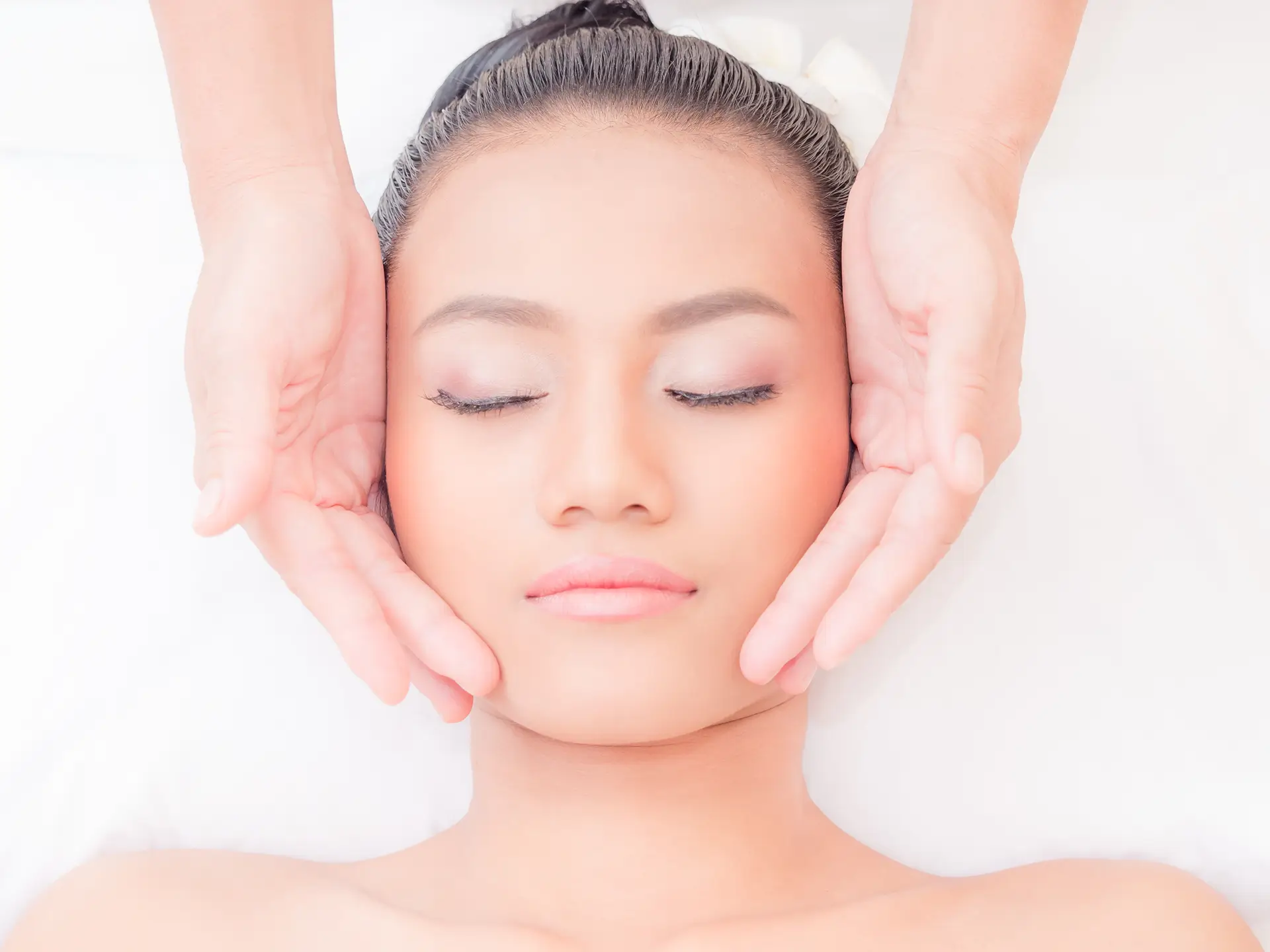 Professional manicure service at Aura Day Spa in Thunder Bay
